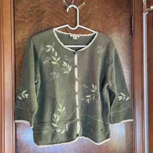 Christopher & Banks Button-up Sweater